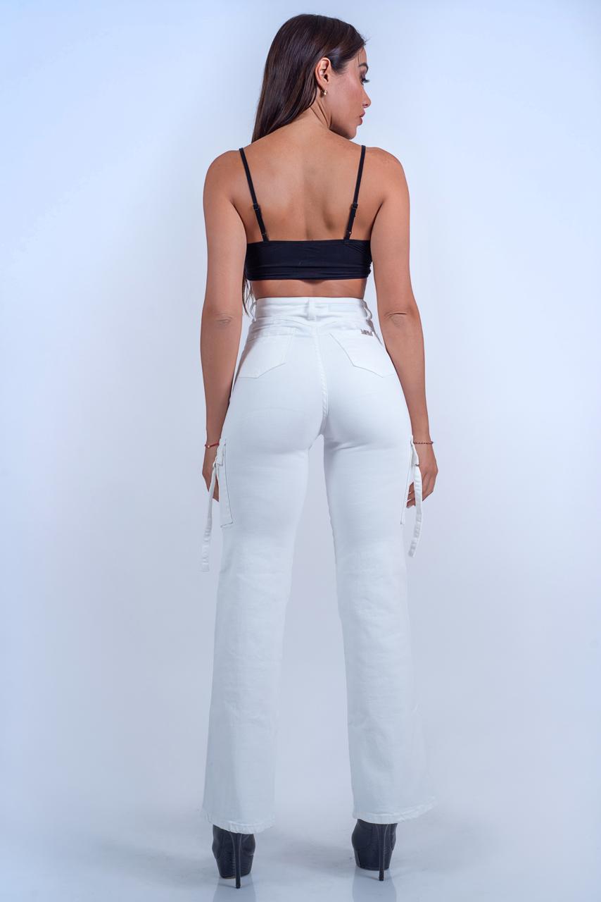 Cargo Jeans White