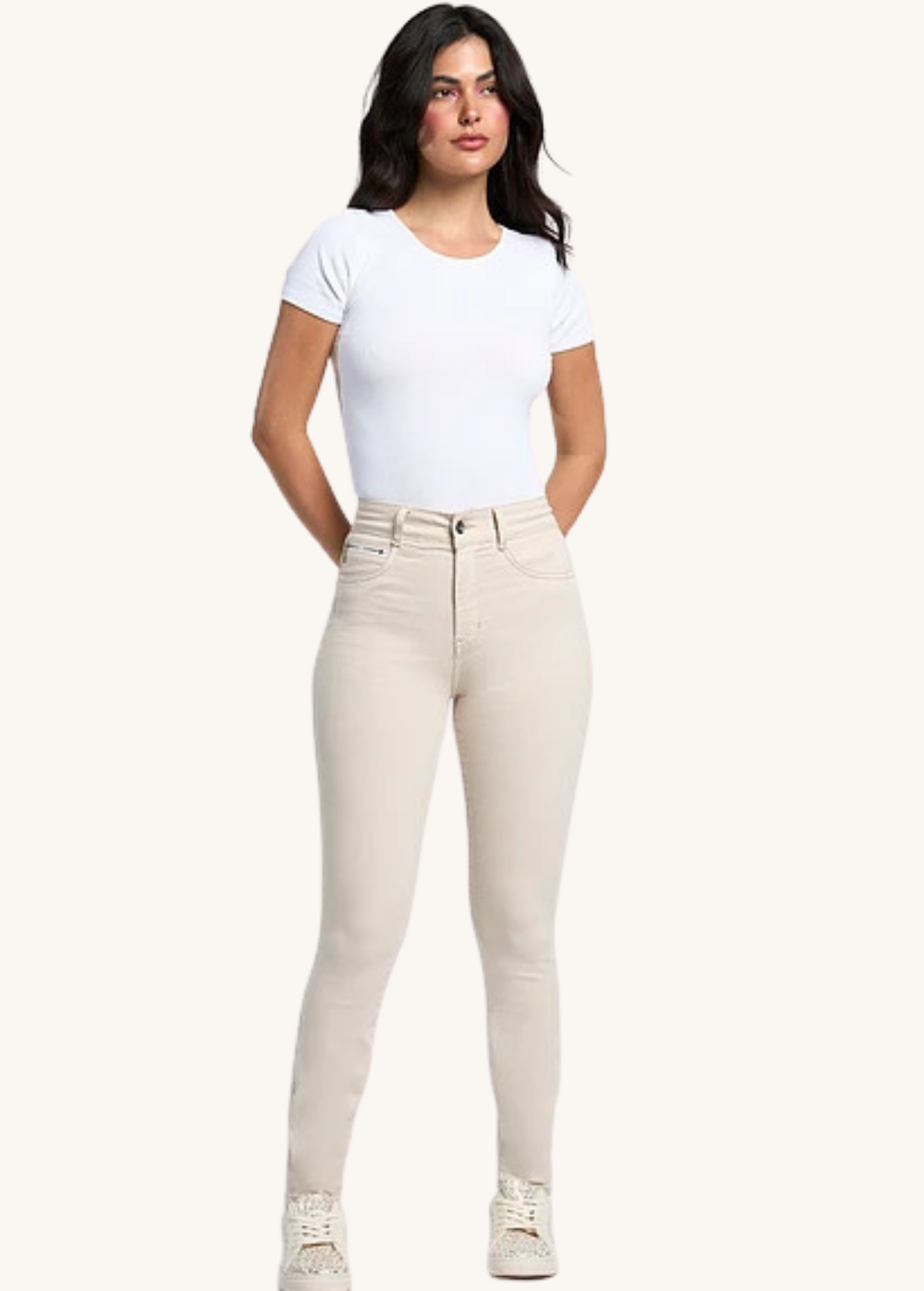 Cleopatra Skinny - Beige